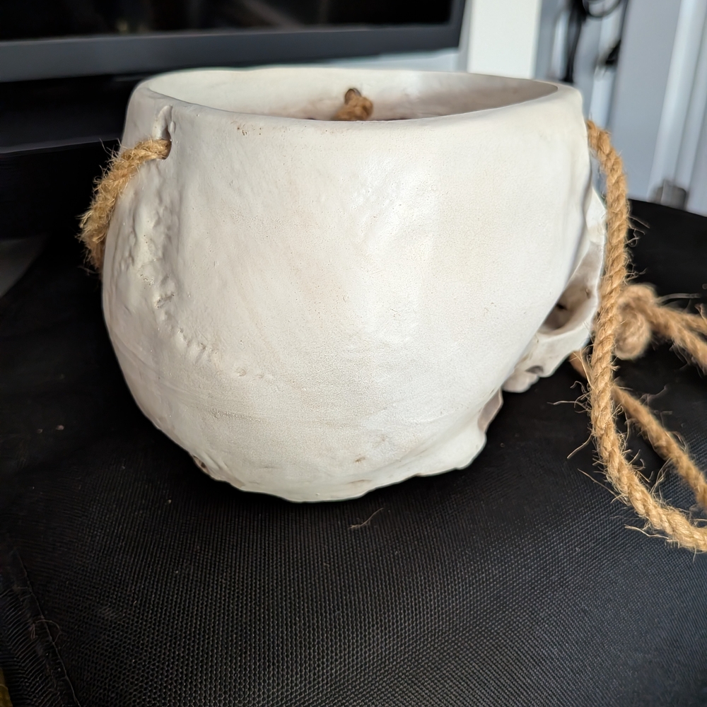 Hanging Skull Planter - Large - Picture 4 of 8